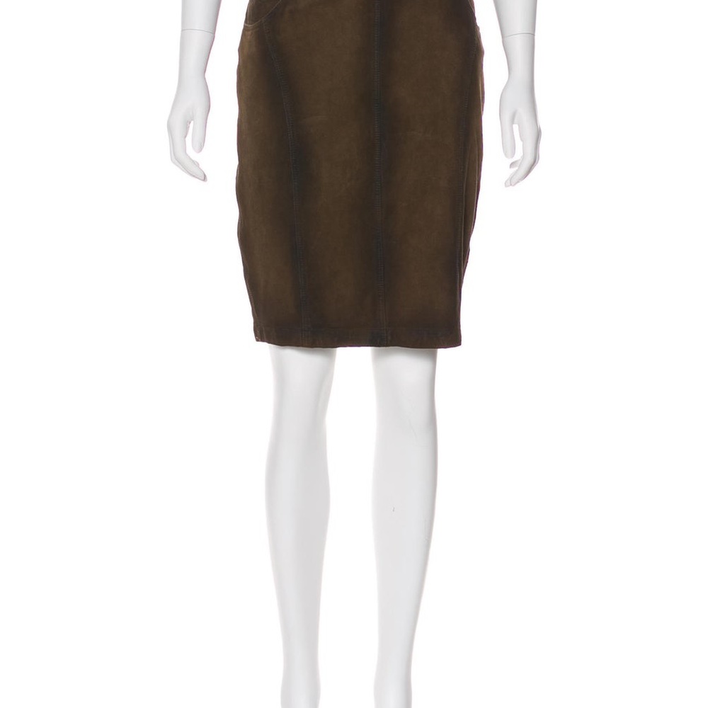 Burberry Britt suede skirt